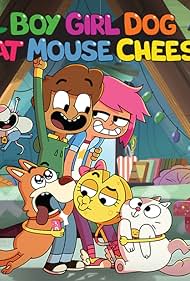 watch-Boy Girl Dog Cat Mouse Cheese