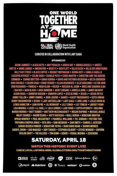 watch-One World  Together at Home